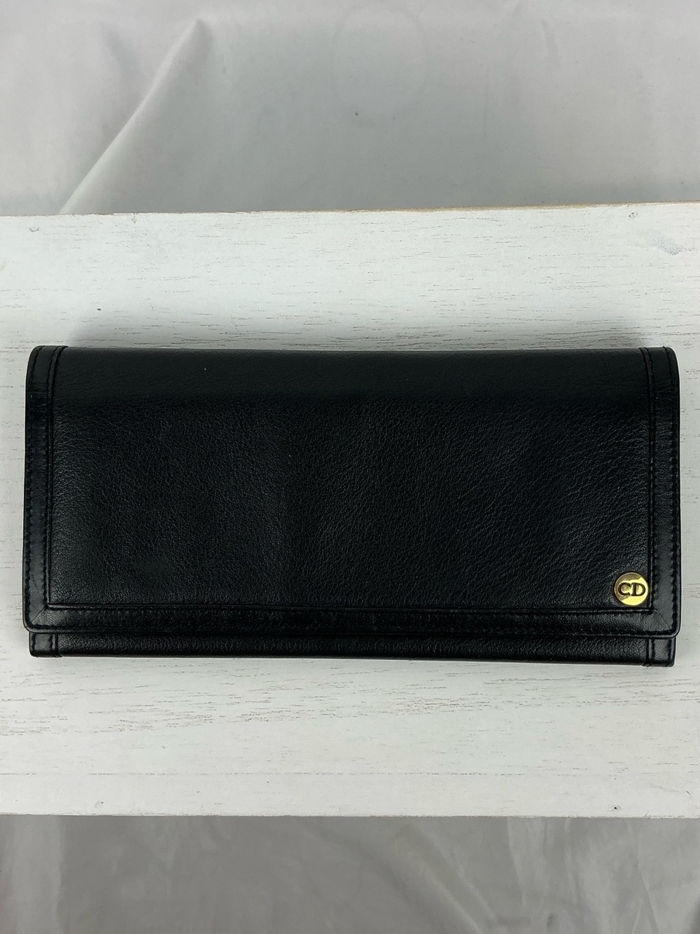 DIOR LONG WALLET BLACK VINTAGE